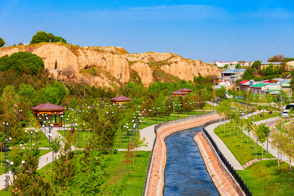 Siyob river, Daniel Mausoleum park, Samarkand