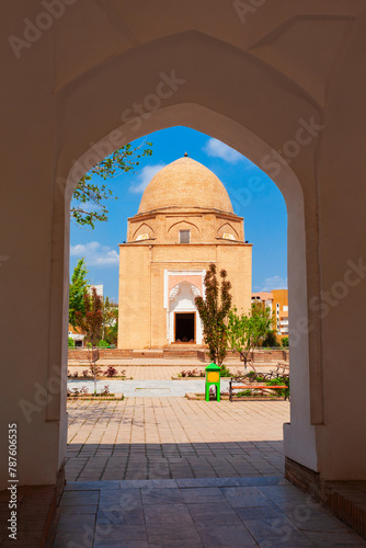 Rukhabad Mausoleum in Samarkand city, Uzbekistan photo