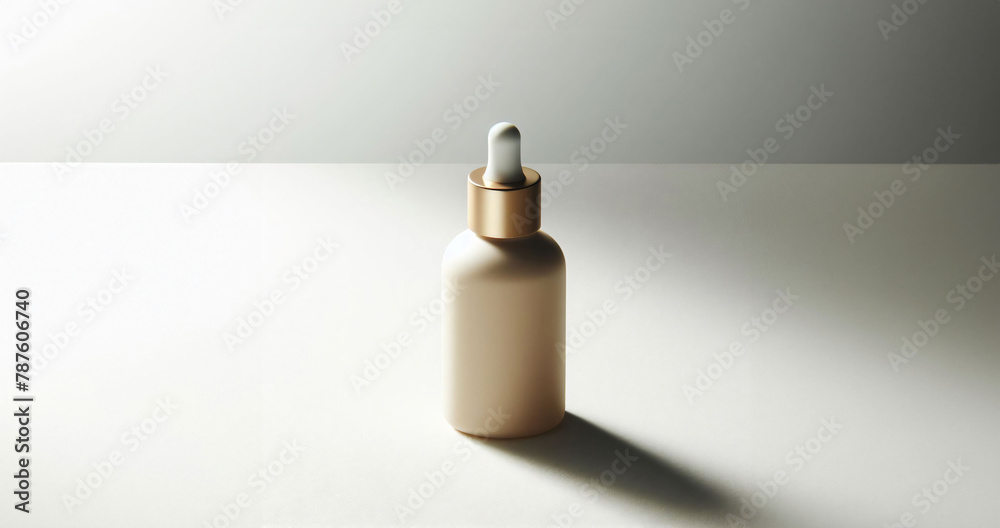 Cosmetic bottle isolated on white background Cosmetic bottle isolated on white background