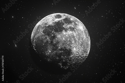 Night Sky featuring Moon