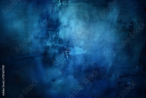Fondo de tonos azules con colores difuminados. Generado con tecnología IA photo