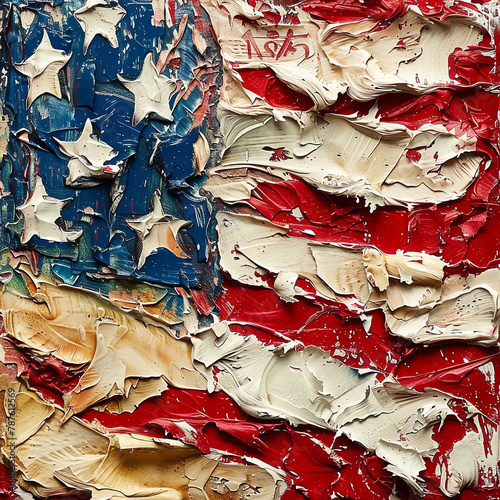 American flag photo
