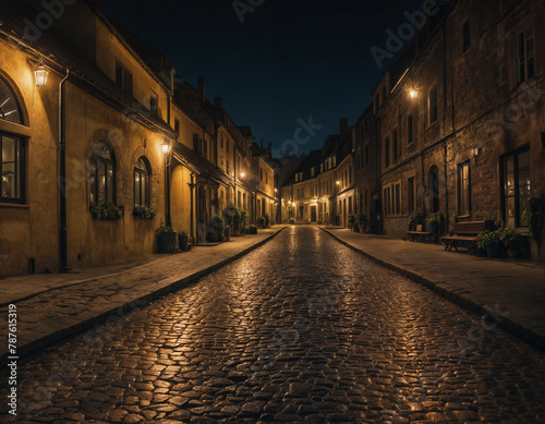 old street in the night © Saif Ul Haq