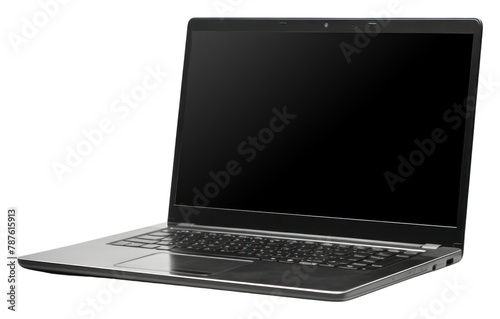 PNG Laptop computer black white background. AI generated Image by rawpixel.