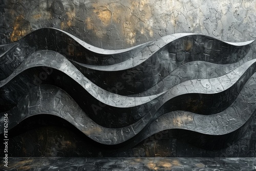 Texture, pattern, design, wave, wall, grunge, showcase art, ample wall space, minimalistic