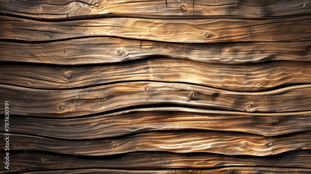 Fototapeta premium Texture of wood background with abstract wooden planks pattern