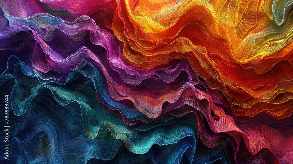 Obraz premium Variegated colorful texture