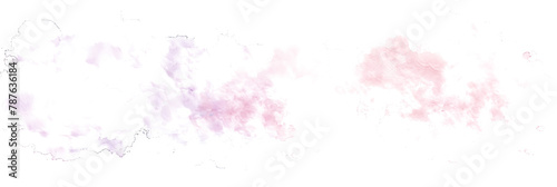 Pastel pink and lavender watercolor blob on transparent background.