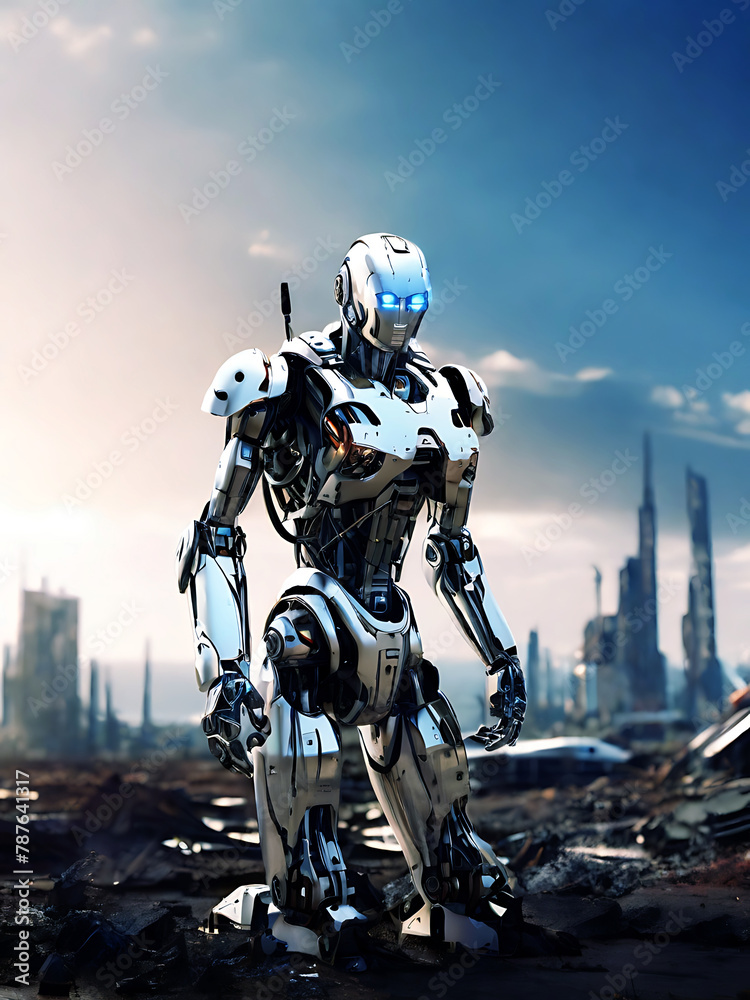 Best robotic alien picture by ai generated.