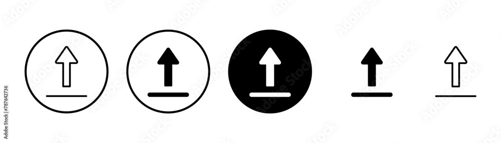 Upload icon vector isolated on white background. Upload sign icon. Upload button. Load symbol. Upload icon vector isolated on white background. Upload sign icon. Upload button. Load symbol.