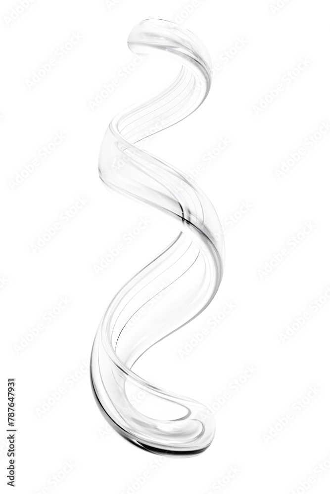 Obraz premium PNG Spring coil shape spiral white white background. 