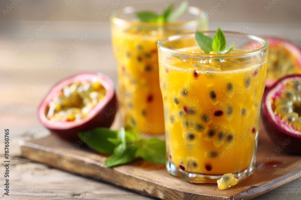 Passion fruit smoothies a nutritious beverage Passion fruit smoothies a nutritious beverage