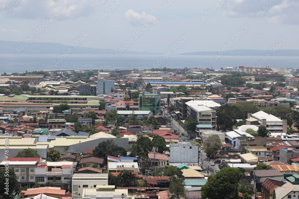 Obraz premium Davao Philippines from above on March 24, 2024