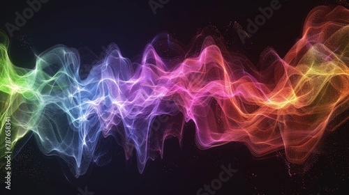 colorful pulse wave photo