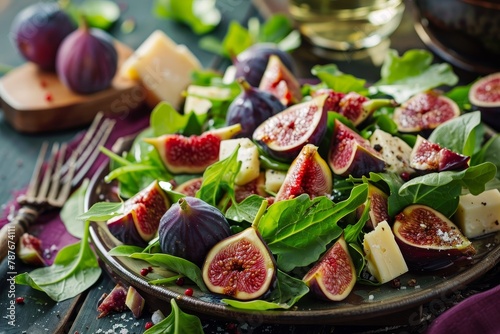Fig and brie salad