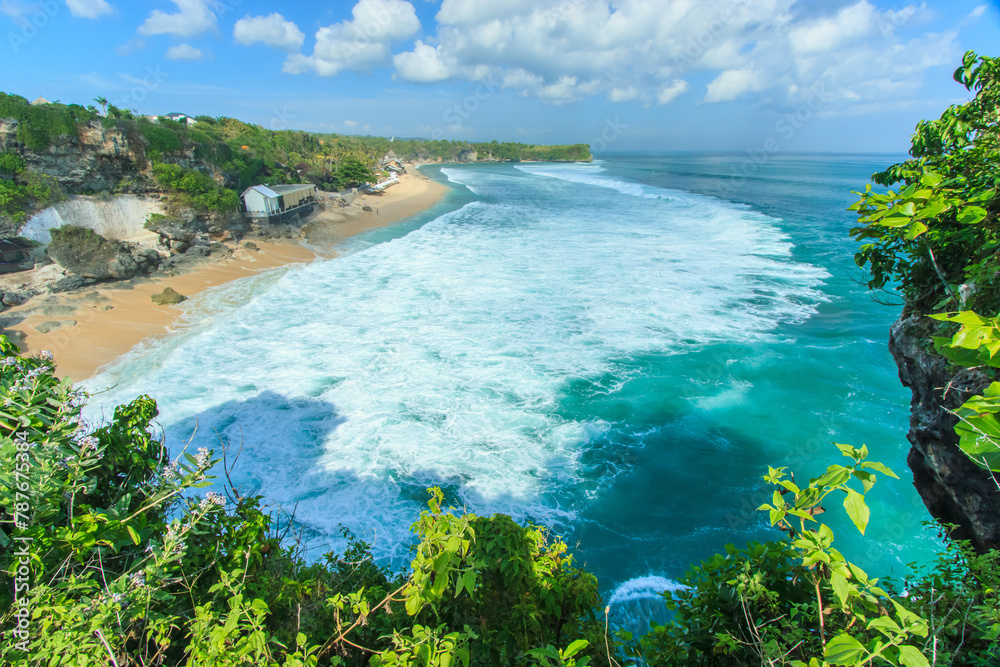 beautiful beach at Bali, Indonesia.
