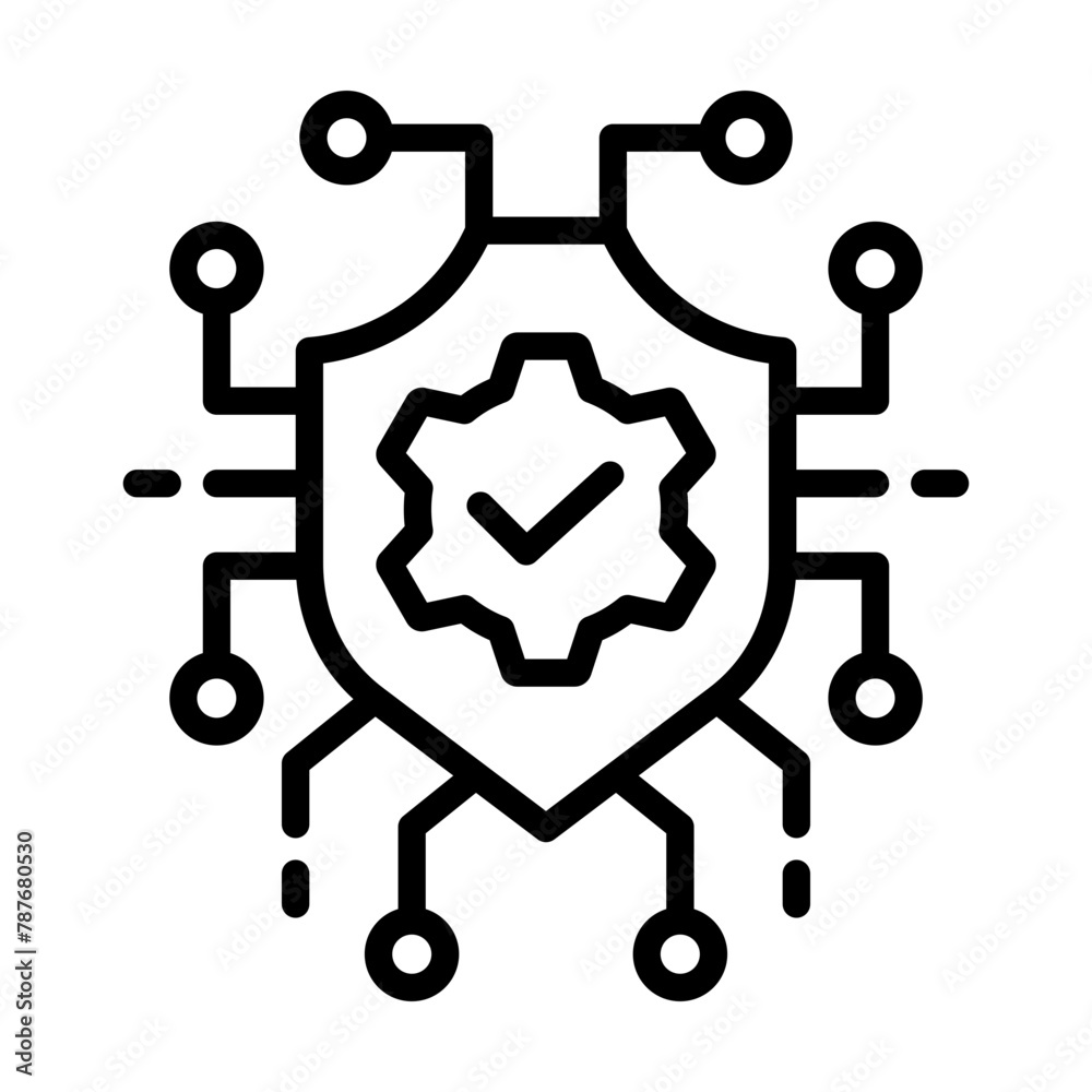 Cybersecurity Icon Cybersecurity Icon