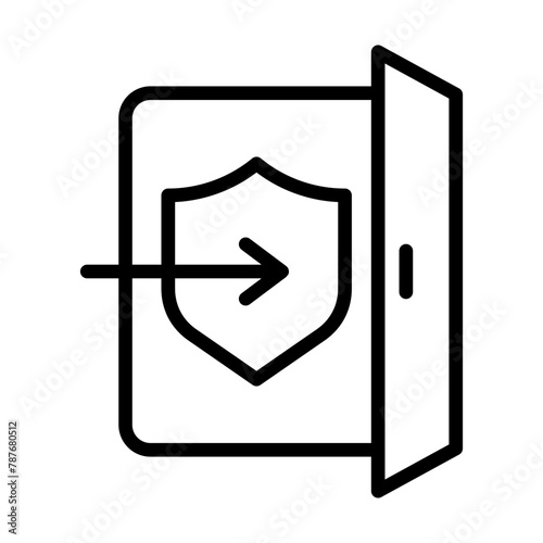 Secure Entrance Icon