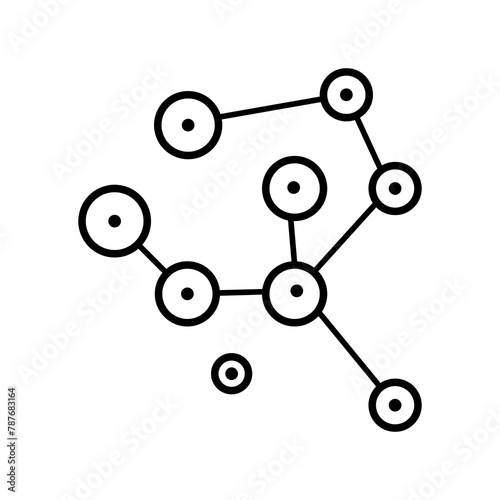 cytotoxic antigen icon. cytotoxic antigen simple flat liner illustration for web and app..eps