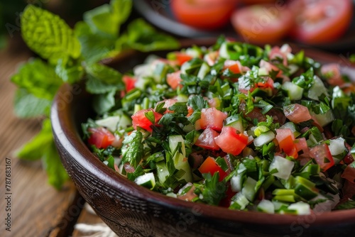 Tabbouleh a Middle Eastern salad