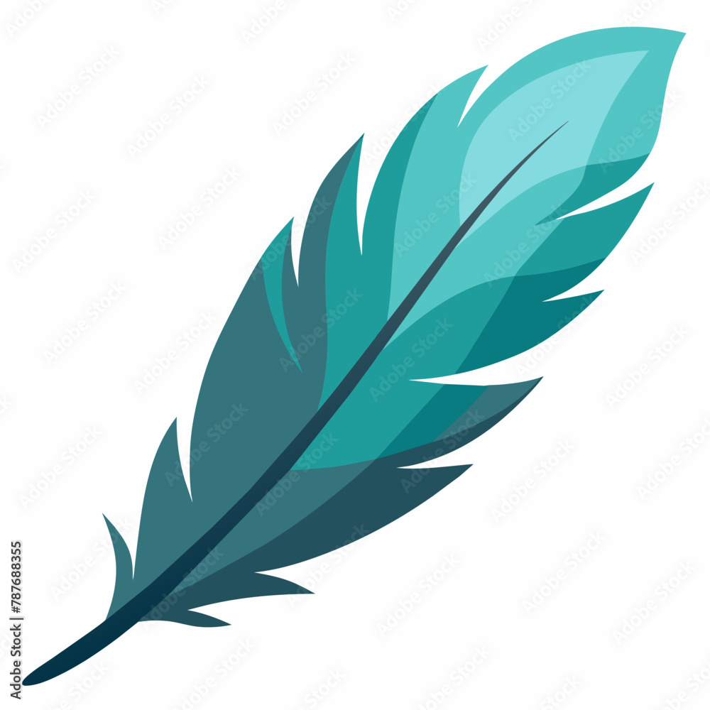 illustration of feather