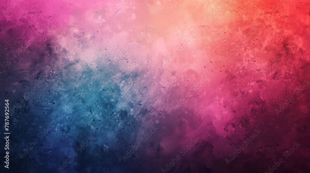 Fototapeta premium gradient blurred colorful with grain noise effect background, for art product design, social media,