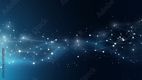 Abstract background with connecting dots and lines