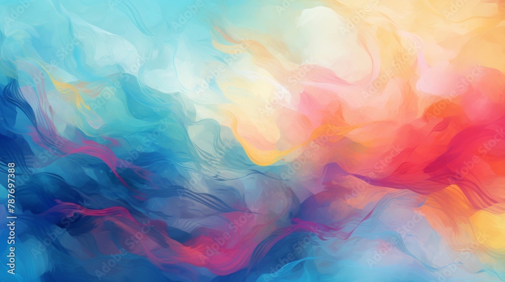 Abstract background with Mixed technique style