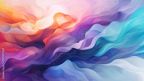 Abstract background with Mixed technique style