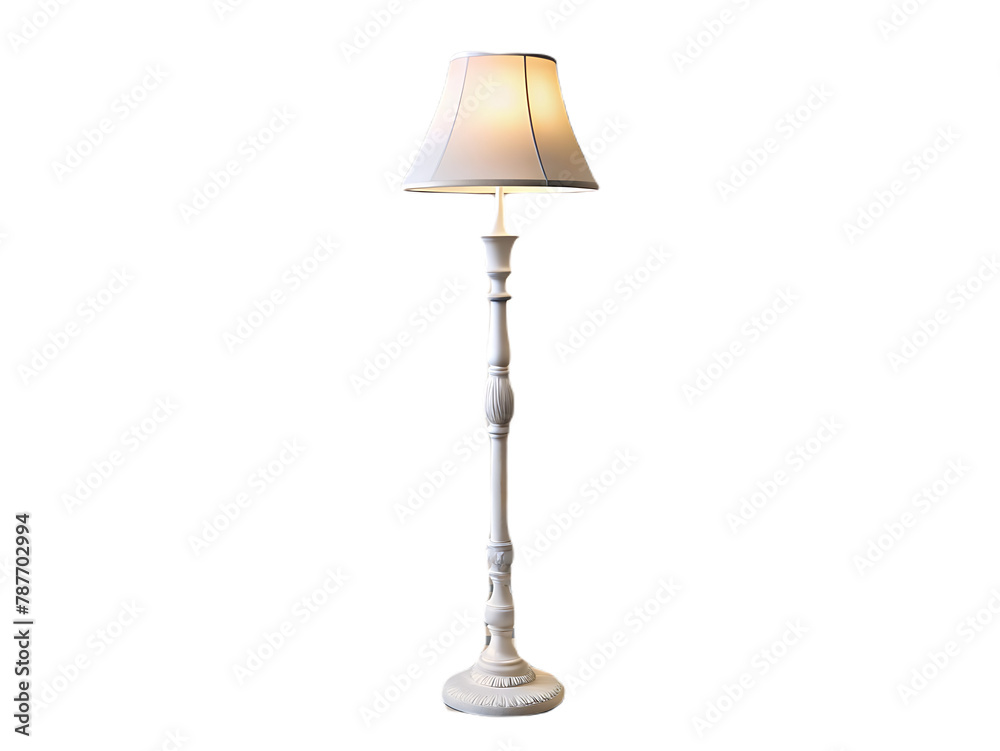 Floor lamp on transparent background Floor lamp on transparent background