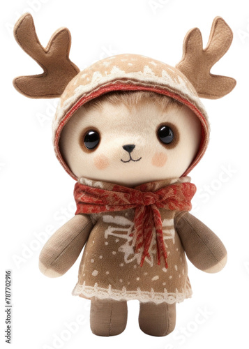 PNG Reindear doll plush cute. photo