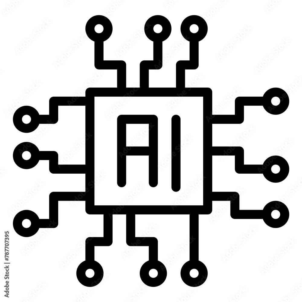 micro chip icon