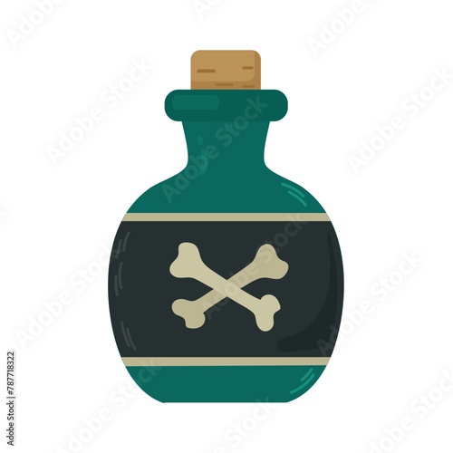 Poison bottle icon clipart avatar logotype isolated vector photo