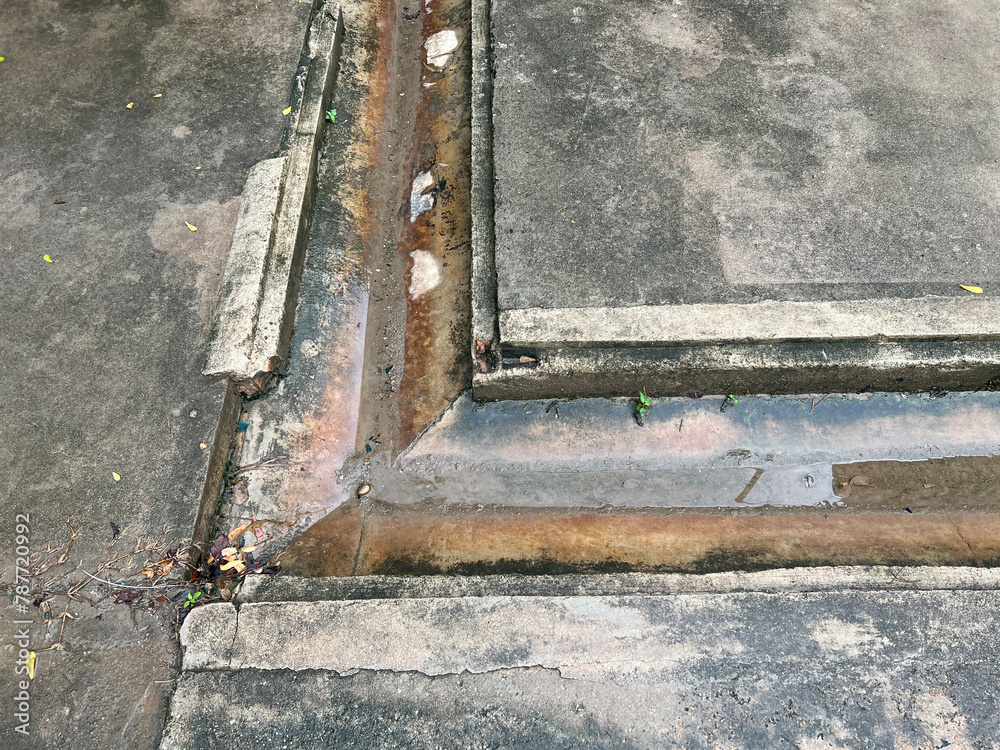 old cement building floor texture