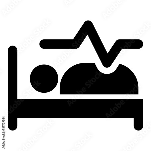 hospitalization icon vector illustration asset element