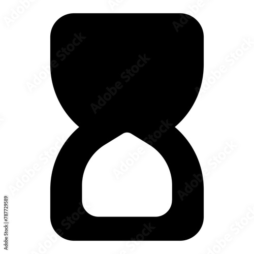 sand clock icon vector illustration asset element