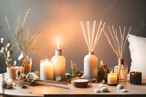 still life with candles