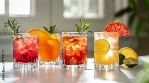 cocktail in the glass