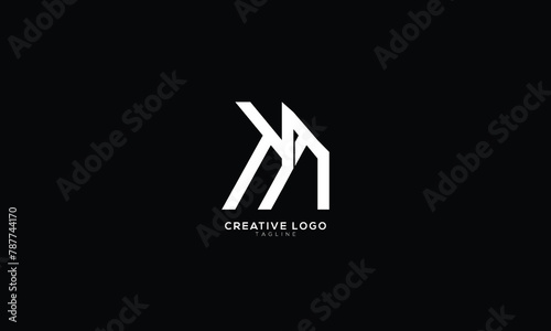 MY YM Abstract initial monogram letter alphabet logo design