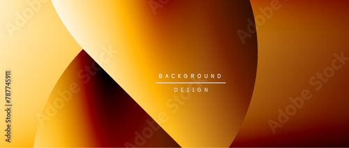 Vibrant amber swirl on a colorful background resembling a liquid circle, perfect for macro photography. It reminds of an alcoholic beverage with the heat of automotive lighting