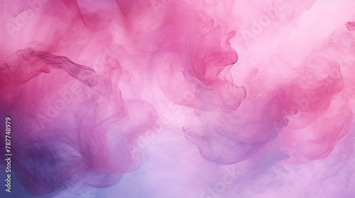 abstract splash soft pink and purple watercolor hand drawn