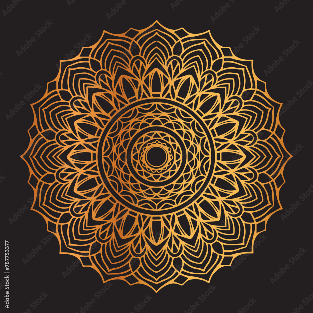 Luxury Mandala Background Design Template
