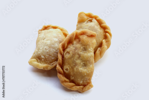 Mini curry puff. Thai dessert