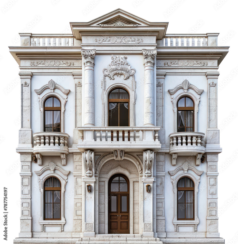 Fototapeta premium PNG Sinoportugese architecture building window house.