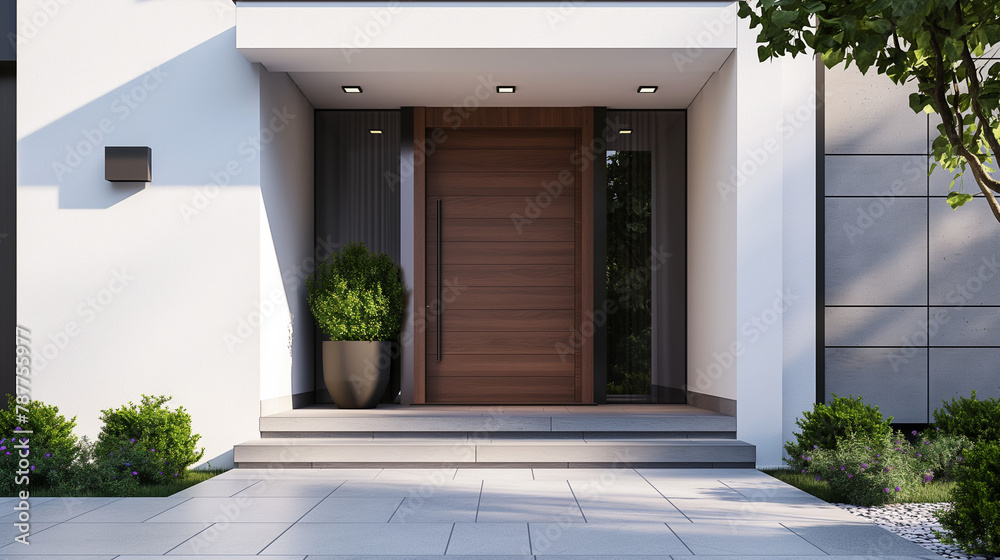 Modern Wooden Door in House Modern Wooden Door in House