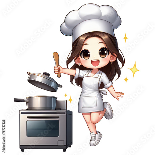 little girl cook No.A007