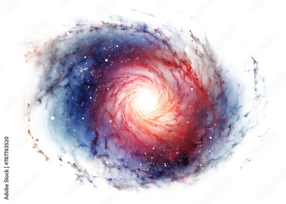 Fototapeta premium PNG Galaxy astronomy universe nebula. 