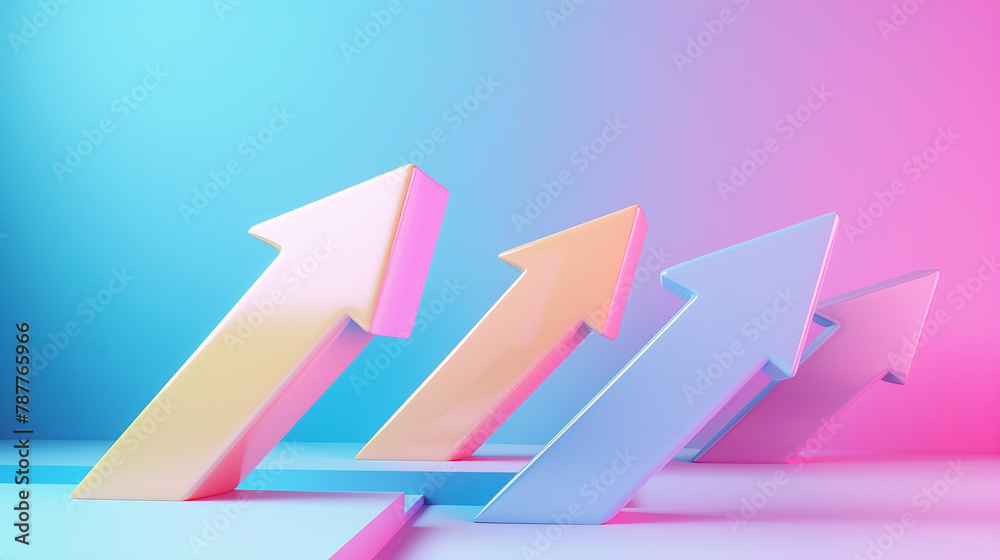 AI art, colorful arrow background AI art, colorful arrow background