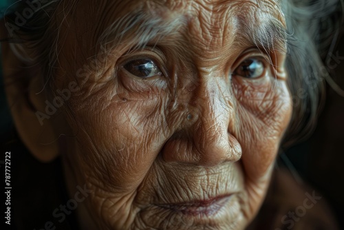 Portrait of an old Asian Women