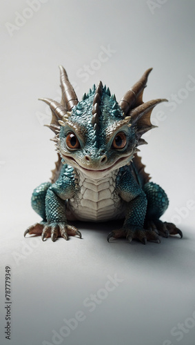 Image of baby dragon white background 22